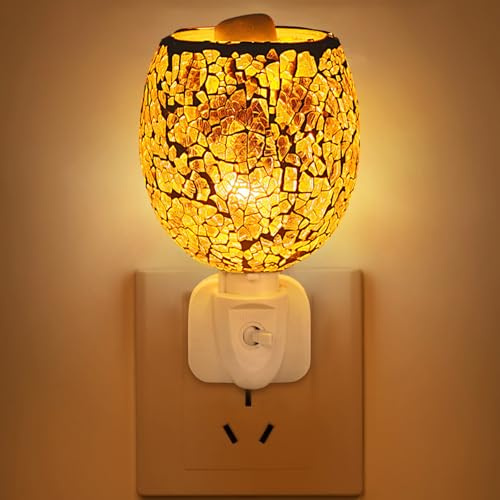 Plug In Electric Wax Melt Burner for Wax Melts, Essential Oil, Fragrance, Night Light, Aroma Decor for Home, Office, Gifts (YELLOW)