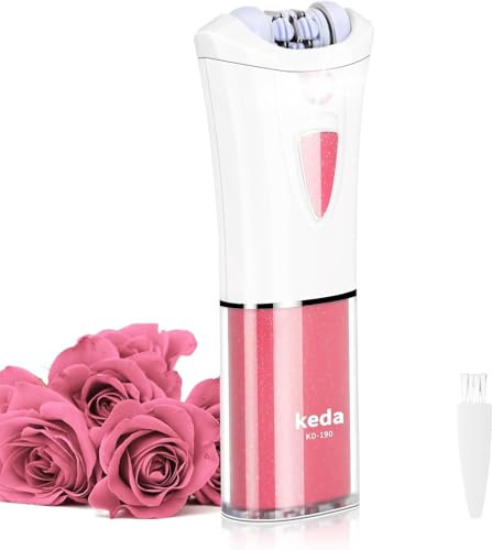 Gesichtsepilierer Damen - Epilierer Damen Gesicht mit LED - Kabelloser elektrisch epilator für Damen Gesicht Intimbereich Körper Achselhöhle Bein Bikinizone Arme