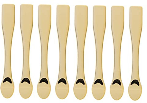 DEARMAMY 8 Pezzi Cucchiaio per Crema Spatole Cosmetiche Portatili per Applicazione Maschere e per La Della Design