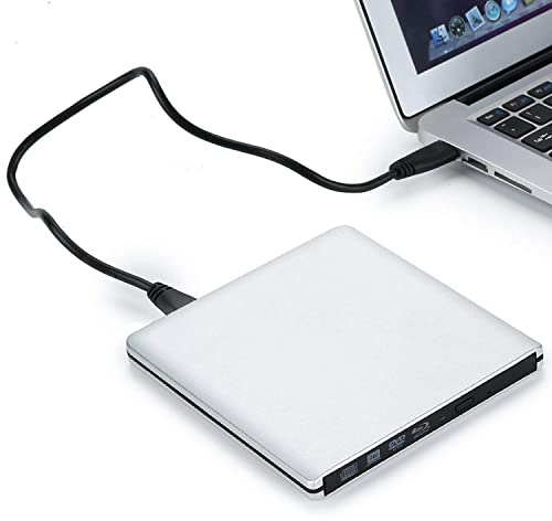 JOYIN-BURN Grabador externo de aluminio USB 3.0 y USB C UHD 4K Blu-Ray BD-RE BD Burner Blu-ray DVD CD Super-Muti Drive para PC, portátil, iMac y Mac