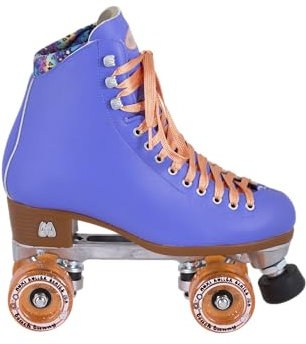 Moxi Skates - Strandhäschen - Modische Damen Rollschuhe | Immergrün Sonnenuntergang | Größe 5