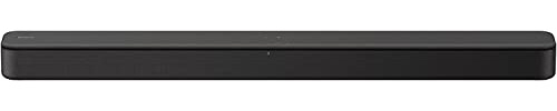Sony S100F 2.0ch Soundbar with Bass Reflex Speaker, Integrated Tweeter and Bluetooth, (HTS100F), easy setup, compact, home office use with clear sound black