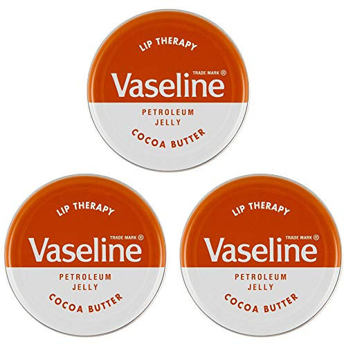 Vaseline Lippenbalsam Lippentherapie 20g - 3er Packung (2x Kakaobutter)