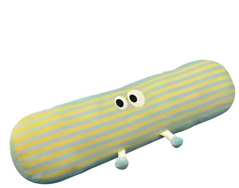 Nuyhadds Cojín Largo para - Lindo cojín de Abrazo a Rayas para Adultos, Almohada Larga para la Cama, Almohada Suave para el Embarazo, Almohada de Cuerpo Completo |
