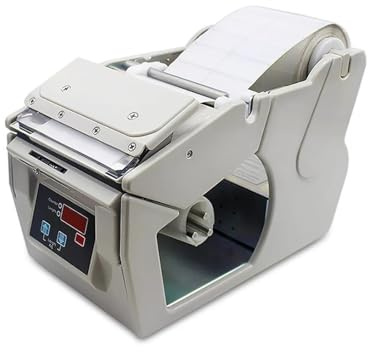 JCKJWL Dispensador automático de Etiquetas, dispensador Manual de Pegatinas/máquina de Etiquetas despegables X-100 Compatibilidad versátil