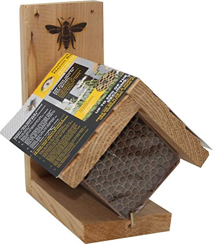 Diamond Western Cedar Mason Bee House with Replacement Tubes