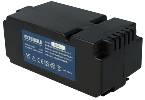 EXTENSILO Akku kompatibel mit Garden Feelings INR19/65, 862618 Rasenmäher Rasenroboter (2500mAh, 25,2V, Li-Ion)
