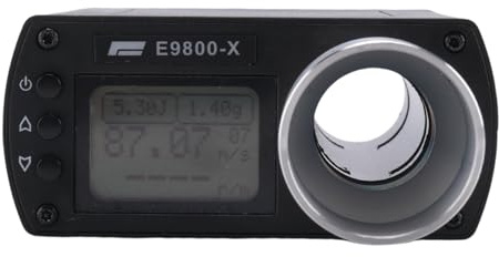 Asuinxurr E9800-X Speed ​​Tester LCD Bildschirm Chronograph FPS Hohe für die Jagd Chronoscope Speed ​​Tester