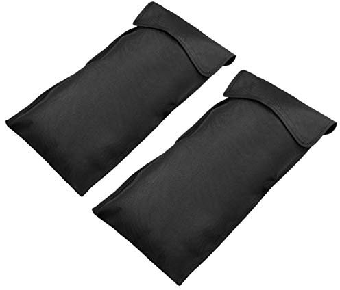 Housoutil 2 bolsas de almacenamiento para herramientas de barbacoa, accesorios de utensilios de barbacoa, bolsa de almacenamiento para camping, senderismo, barbacoas, fácil de guardar