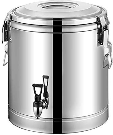 HPDTZ Thermo Essensbehälter, Gastro Behälter, Essen Edelstahl Thermobehälter Isolierbehälter 40 Liter, Warmhaltebehälter Getränkebehälter, Speisebehälter