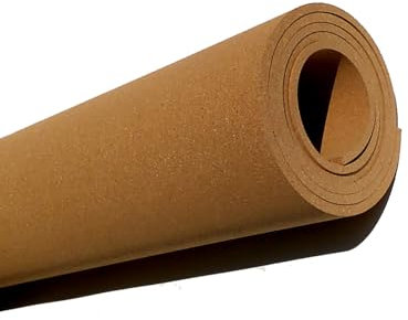 Rouleaux De Liège, Panneaux De Liège For Murs, Carreaux De Sol En Liège, Rouleau De Feuilles De Liège Haute Densité, Tableaux D'affichage For La Maison, 6 Mm D'épaisseur (Color : Thick 6mm, Size : 0