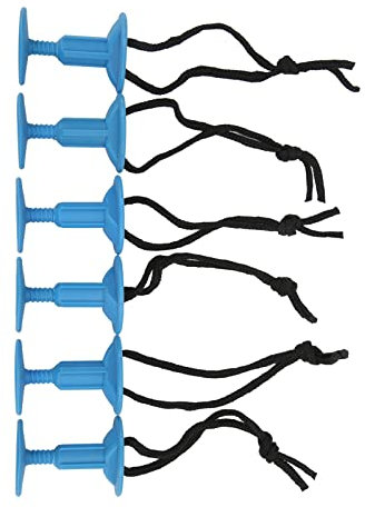 Itonash Surf-Leine-Stecker, 6 Stück, Surfbrett-Leine, Beinseil-Stecker, Nylon-Kunststoff, Surf-Leine-Stecker, Surfbrett-Zubehör Surfbrett, Paddel, Bodyboard, Surfbrett-Zubehör