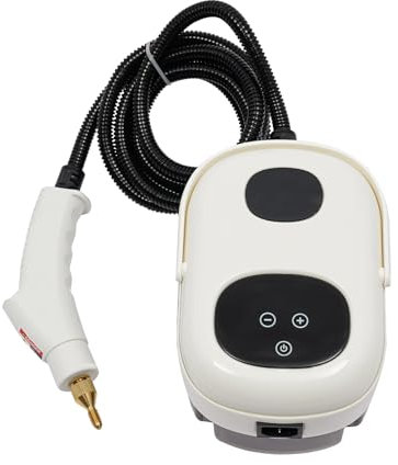 Pulitore a vapore da 2500 W, 3 bar, autoportante, ad alta pressione, serbatoio dell'acqua da 1100 ml, 105 gradi, 6 velocità regolabili, pulitore a vapore con 3 tipi per tutti i mobili da cucina