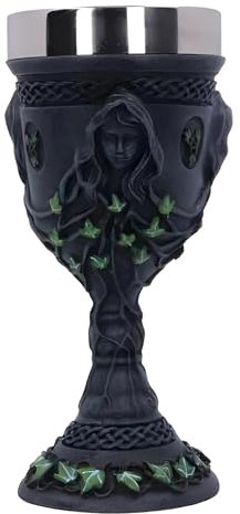 Nemesis Now NOW119S Mother Maiden & Crone Chalice 21cm, Stainless Steel, 200 milliliters