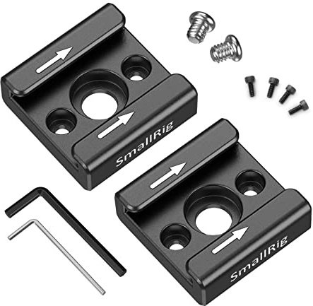 SmallRig Cold Shoe Mount (2pcs Pack) with 1/4-20 Thread for Camera Cage Flash LED Monitor Microphone - 2060