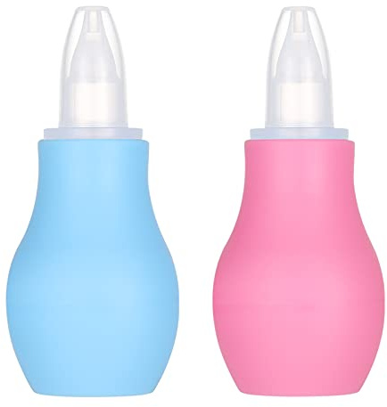 Firtink 2 Packs Baby Nasal Aspirator, Baby Nose Sucker Baby Nose Cleaner