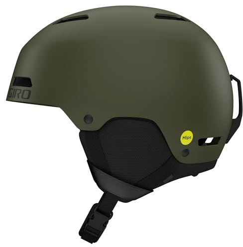 Giro Ledge MIPS - Casco da sci - Casco da snowboard per uomini, donne e ragazzi, verde opaco, S (52-55,5 cm)