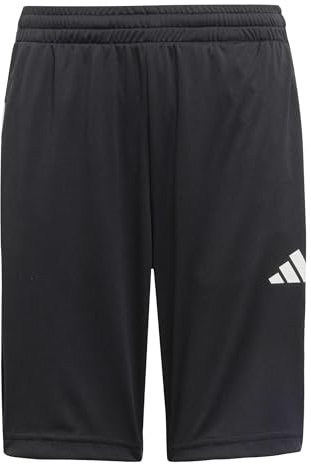 adidas Unisex Kinder Train Essentials 3-Stripes Short, Black/White, 11-12 Years
