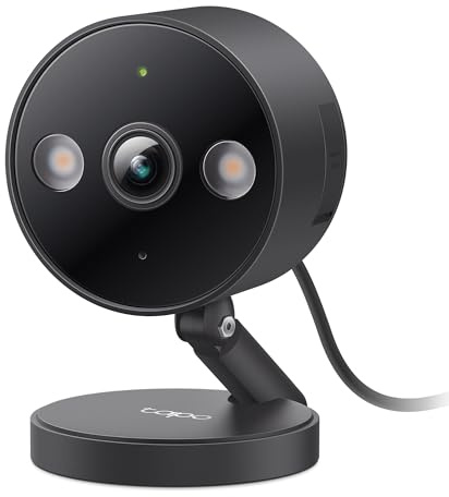 Tapo 2K+ Indoor/Outdoor Wired Security Camera - Person/Pet/Vehicle Detection, Baby Monitoring, Color Night Vision, IP66 Weather Resistant, Subscription-Free Local Storage or Optional Cloud, C121