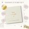 MeinBaby123® Babyalbum Dein erstes Jahr hochwertig vergoldet mit 136 Ausfüllseiten | Geschenk zur Geburt, Babygeschenke, | Babytagebuch zum ausfüllen für Meilensteine im 1. Lebensjahr (leinen beige)