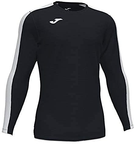 Joma Homme Academy T shirt manches longues, Noir/Blanc, M EU