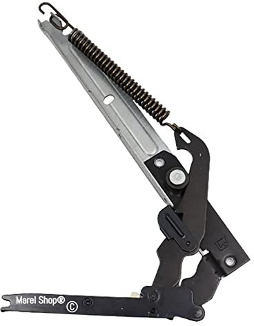 Marel Shop® - Cerniera sinistra per porta forno compatibile con Ariston Indesit per modelli: FZ1032C1IX - FZ611AN - FZ611IX - FZ611IXCN - FZ6122ALU