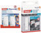 tesa Powerstrips Haken Large ECKIG - Weiß & Powerstrips Tapete&Putz - doppelseitige Klebestreifen für Tapete und Gips - Ersatz-Klebestreifen Klebenagel - Haltekraft 6x1KG