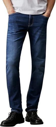 Calvin Klein Jean Homme Slim Fit, Bleu (Denim Dark), 32W/34L