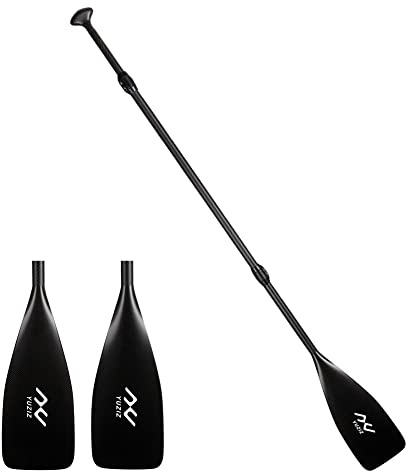 YUZIZ 3-Pieces SUP Paddle Full Carbon for Race or All Water Stand Up Paddling 170cm-220cm Adjustable (Racing-11S)