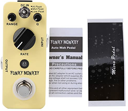 AKLOSIPY MOOER Monkey Wah-effektpedal med True Bypass och 3 Ljudlägen för Gitarrspelare