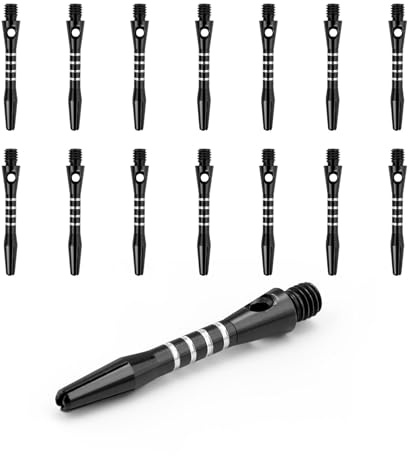LWLWA Manche de Fléchette, Alliage D'aluminium Tige Flechette, 15 Pièces