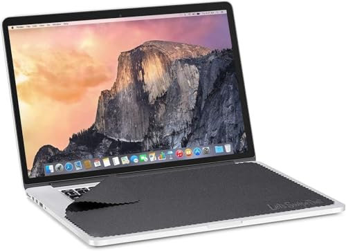 LetsSwipeThat® Paños Microfibra [1x Pack – 16 Pulgadas] – Protector Teclado & Limpieza Pantalla para MacBook Pro