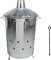 Large 90 Litre Incinerator Burning Fire Bin Rubbish Paper Leaves Burner with Poker