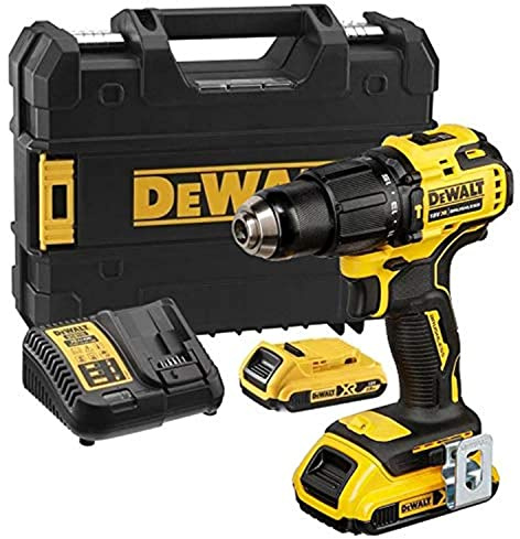 Dewalt DCD709D2T 18v XR Brushless Compact Combi Hammer Drill Tstak - 2 x 2.0ah