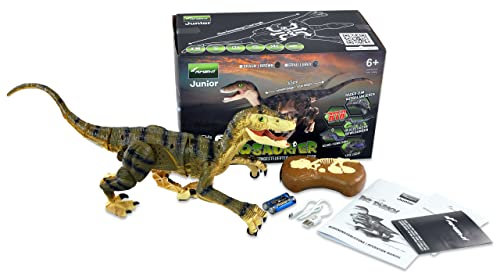 Amewi 40008 Ferngesteuerter Dinosaurier Velociraptor 2,4GHz RTR, braun