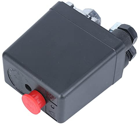Robustes Luftkompressor-Druckschalter-Steuerventil, Einzelloch, 0,5–1,2 MPa (72,5–175 psi), 220 V, G1/4 Zoll, Mechanischer Druckregler, 240 V, 20, Manuelles Regelventil