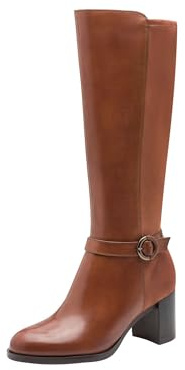 Tamaris Bottes longues à talons pour femme 1-25512-45 - Cognac - Taille 38 EU, cognac, 38 EU