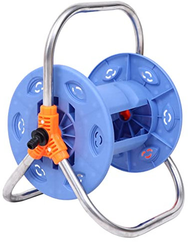 Angoily Enrollador De Manguera De Agua Portátil Soporte De Almacenamiento Para Jardín Diseño De Enrollar y Desenrollar