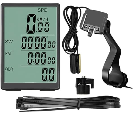 Cycling Computer, Real-Time Biking Tracker, Mountain Bike Speed Monitor, 7.8x5.1x1.8cm, Waterproof Housing, Lightweight And Compact For Exercise, Outdoors