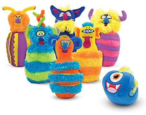 Melissa & Doug Plüschmonster-Kegelspiel