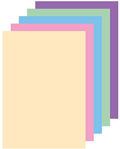 APLI 015285 500 papper färg, 210 x 297 mm, pastellsorterad