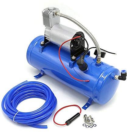 Geräuscharmer elektrischer Luftkompressor 12V 150 PSI Luftkompressor 6 Liter Tankinhalt Reifenfüller Reifenpumpe für Auto Boot Fahrrad