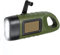 prunus LED Taschenlampe Kurbel Notfall, Solar Taschenlampe Aufladbar, Dynamo Taschenlampen mit Karabinerhaken, Mini Taschenlampe mit kurbel und Solarpanel für Outdoor/Camping/Stromausfällel.