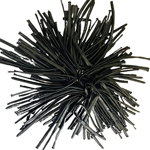25 Pack Modelling Long Balloons 260q Twisting Animal Balloon Plain Black Magic Balloons for Art Craft Birthday Party Bag Filler Wedding Clown Decoration Party Supplies