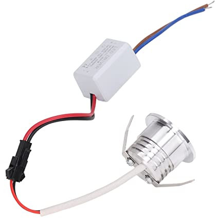 Hyuduo Mini-COB-Einbaustrahler Beleuchtung Mini-COB-Einbaustrahler Schmuckvitrine Display Stabile Wärmeableitung LED-Deckeneinbaugehäuse (Warmweißes Licht 3000K)
