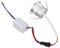 Hyuduo Mini-COB-Einbaustrahler Beleuchtung Mini-COB-Einbaustrahler Schmuckvitrine Display Stabile Wärmeableitung LED-Deckeneinbaugehäuse (Warmweißes Licht 3000K)
