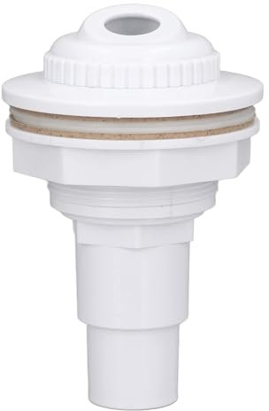 Gsycle Above Ground Swimming Pool Complete Return Jet, Pipe Adapter Pool Return Jet Swimming Pool Fittings with Locknut and Gasket