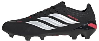 adidas Unisex League Firm Ground, Black/White/Lucid Red, 6