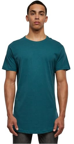 Urban Classics Herren Shaped Long Tee T-Shirt, Türkis (teal), XL