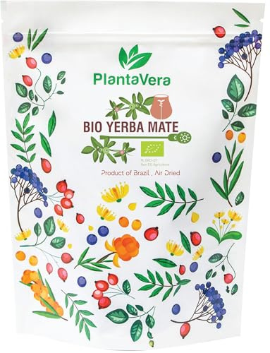 Original BIO ekologisk Yerba Mate från Brasilien | Unik kvalitet | Innehåller 95% löv | Klassisk, överlägsen och stark | EcoCert-certifierad | Hjälper med att öka energi och viktminskning | 900G